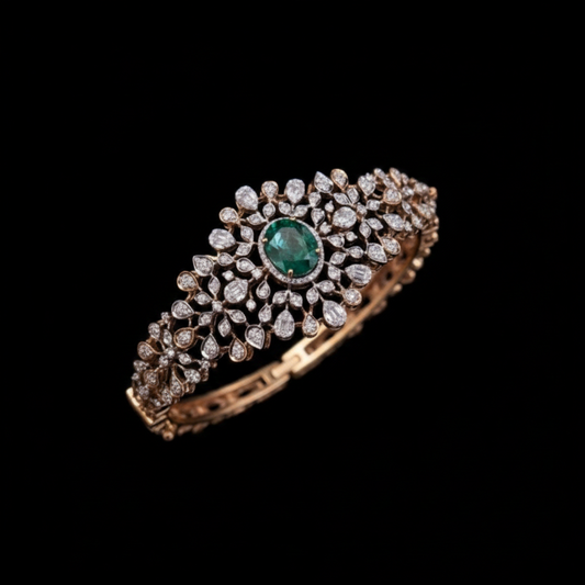Diamond bangles polki Jewelry,Pure Silver Jewellery Indian ,diamond bangles kundan jewelry,south indian bridal jewelry-SHABURIS