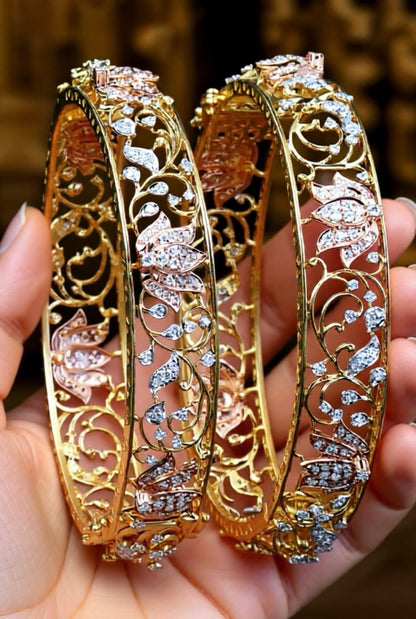 Diamond bangles polki Jewelry,Pure Silver Jewellery Indian ,diamond bangles kundan jewelry,south indian bridal jewelry-SHABURIS
