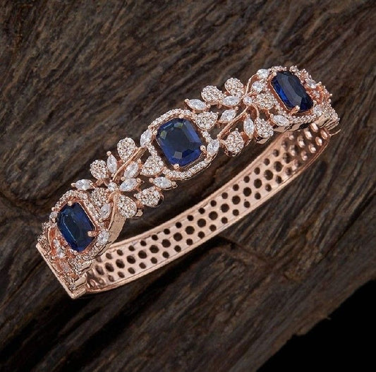 Cocktail Bangles Diamond bangles blue stone Jewelry,Pure Silver Jewellery Indian ,diamond bangles kundan jewelry,south indian bridal jewelry-SHABURIS