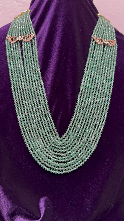 Viranica manchu necklace victorian jewelry  Pure Silver jewelry Indian diamond Necklace-SHABURIS
