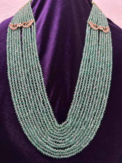Viranica manchu necklace victorian jewelry  Pure Silver jewelry Indian diamond Necklace-SHABURIS