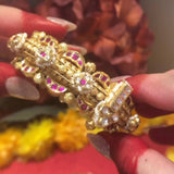 Nakshi Bangles Diamond bangles polki Jewelry,Pure Silver Jewellery Indian ,diamond bangles kundan jewelry,south indian bridal jewelry-SHABURIS