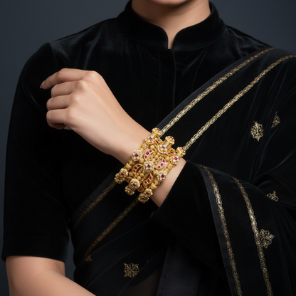 Nakshi Bangles Diamond bangles polki Jewelry,Pure Silver Jewellery Indian ,diamond bangles kundan jewelry,south indian bridal jewelry-SHABURIS