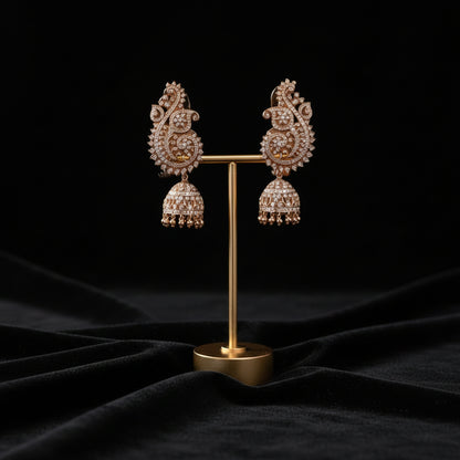 Polki Studs Polki Earrings Cocktail Earrings Diamond Studs Diamond Earrings Simple Studs Pearl Studs 925 Silver Earrings Silver Jewelry - SHABURIS