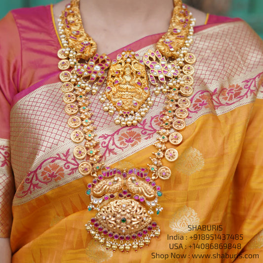 Antique necklace Ethnic necklace Pure Silver jewelry Indian diamond Necklace silver jewelry -SHABURIS