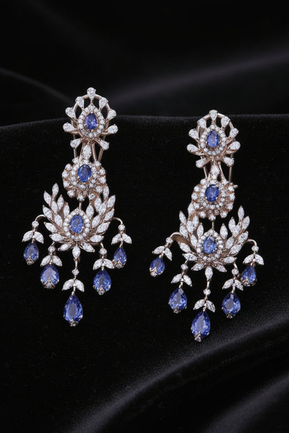 Polki Studs Polki Earrings Cocktail Earrings Diamond Studs Diamond Earrings Simple Studs Pearl Studs 925 Silver Earrings Silver Jewelry - SHABURIS