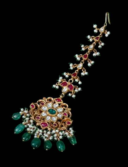 Nakshi Maang tikka,pure silver maang tikka,polki maang tikka,papati billa,kids tikka,kundan maang tikka 925 silver jewelry -SHABURIS