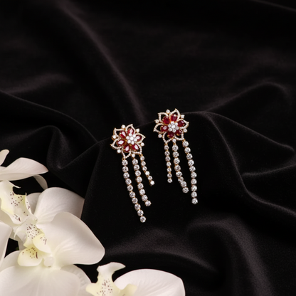 Polki Studs Polki Earrings Cocktail Earrings Diamond Studs Diamond Earrings Simple Studs Pearl Studs 925 Silver Earrings Silver Jewelry - SHABURIS