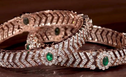 Diamond Bangles gold bangles,Pure Silver Jewellery 22kt gold jewelry -SHABURIS