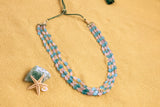 Blue beads necklace SHABURIS