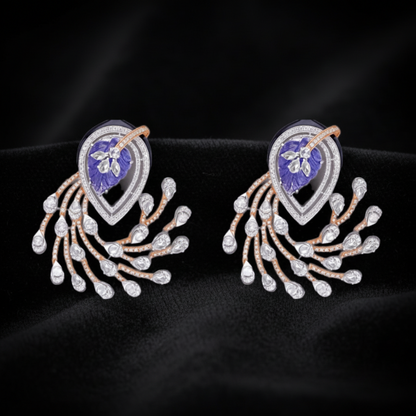 Polki Studs Polki Earrings Cocktail Earrings Diamond Studs Diamond Earrings Simple Studs Pearl Studs 925 Silver Earrings Silver Jewelry - SHABURIS