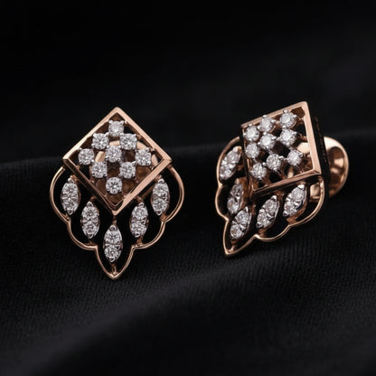 Diamond Studs Diamond Earrings cocktail earrings daily wear Studs 925 Silver Earrings Silver Jewelry - SHABURIS