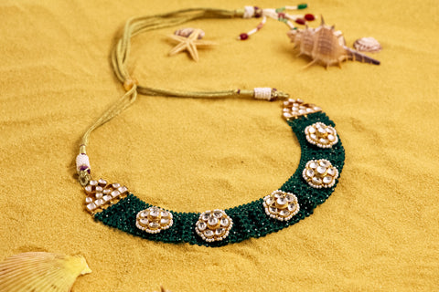 Emerald necklace SHABURIS
