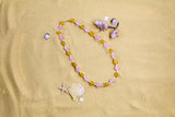 Pink & yellow Saphire necklace SHABURIS