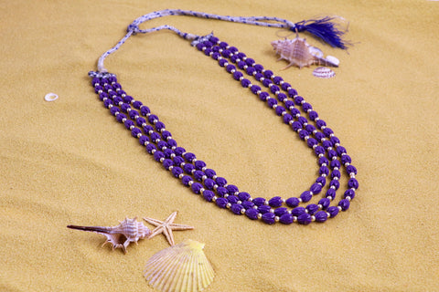 Amethyst Beads necklace SHABURIS