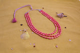 Rose Coral Beads necklace SHABURIS