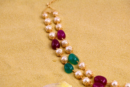 Multi Color Bead Necklace South Sea Pearls Beads necklace SHABURIS