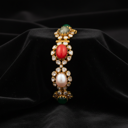 Latest Indian Jewelry,Pure Silver Jewellery Indian ,Lyte Weight Jewelry,Coral bangle,Indian Bridal,Indian Wedding Jewelry-NIHIRA-SHABURIS