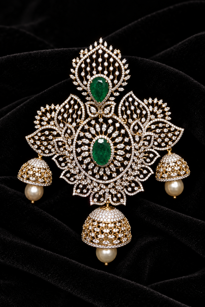 Indian Jewellery Designs,South Indian Jewellery,South Indian Jewelry,Diamond Pendent Design,latest indian jewellery Designs- NIHIRA-SHABURIS