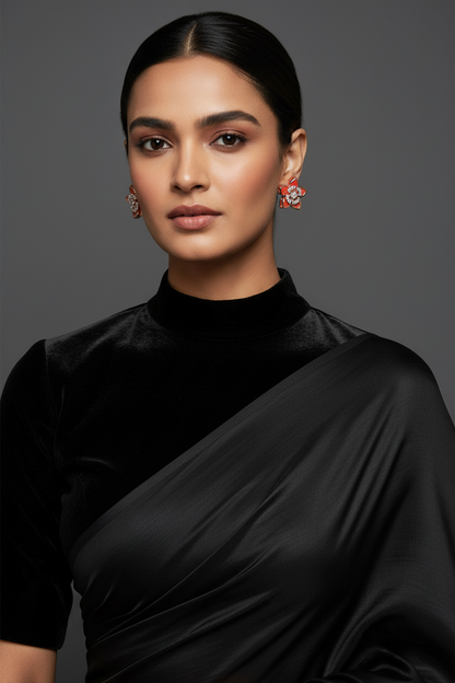 Polki Studs Polki Earrings Cocktail Earrings Diamond Studs Diamond Earrings Simple Studs Pearl Studs 925 Silver Earrings Silver Jewelry - SHABURIS