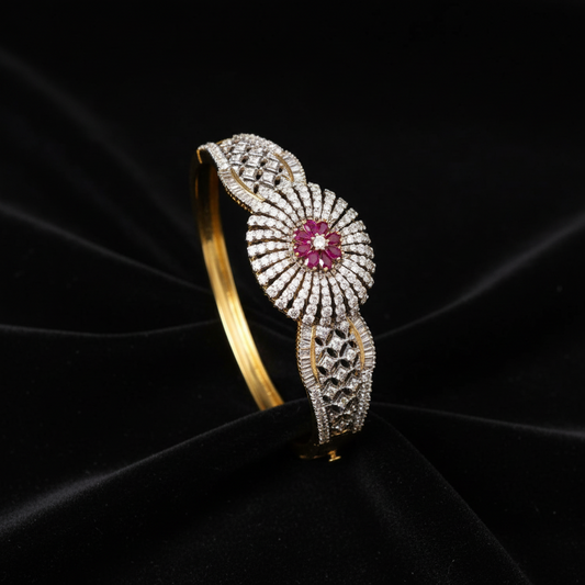 Indian Jewellery Designs,South Indian Jewellery,South Indian Jewelry,Bracelet Bangle,latest indian jewellery Designs - NIHIRA-SHABURIS