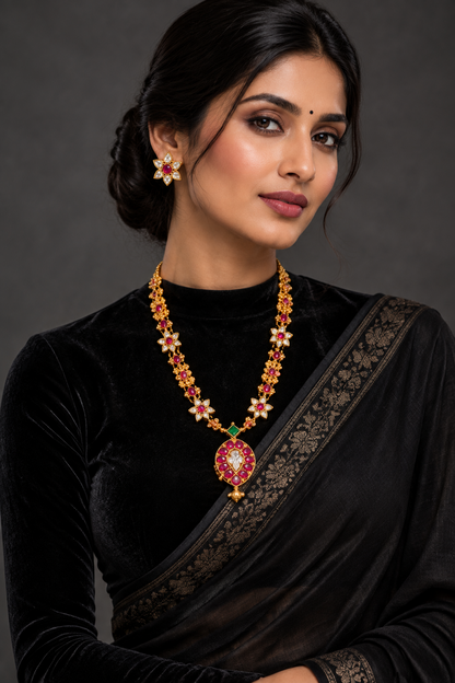 Kids Jewelry,Latest Indian Jewelry,South Indian Jewelry,Pure silver Big Studs Indian,Indian Earrings,Stud Earring,-NIHIRA-SHABURIS