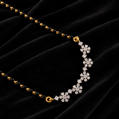 Latest Indian Jewelry,South Indian Jewelry,Pure silver Mangalsutra pendent,Nallapusalu Pendent,Indian Wedding Jewelry -NIHIRA-SHABURIS