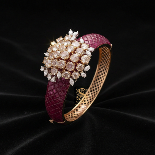 Indian Jewellery Designs,South Indian Jewellery,South Indian Jewelry,Bracelet Bangle,latest indian jewellery Designs - NIHIRA-SHABURIS