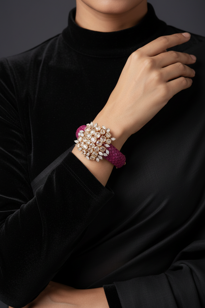 Indian Jewellery Designs,South Indian Jewellery,South Indian Jewelry,Bracelet Bangle,latest indian jewellery Designs - NIHIRA-SHABURIS