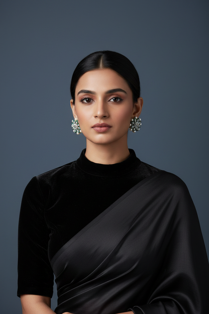 Polki Studs Polki Earrings Cocktail Earrings Diamond Studs Diamond Earrings Simple Studs Pearl Studs 925 Silver Earrings Silver Jewelry - SHABURIS