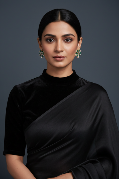 Polki Studs Polki Earrings Cocktail Earrings Diamond Studs Diamond Earrings Simple Studs Pearl Studs 925 Silver Earrings Silver Jewelry - SHABURIS