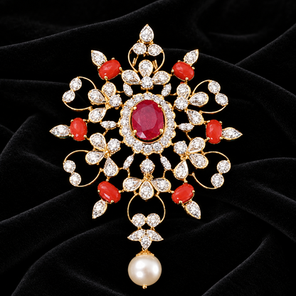 Indian Jewelry,Pure Silver Jewellery Indian ,coral Pendent,Big Indian Pendent,charm jewelry,gem stone jewelry,gem jewlry