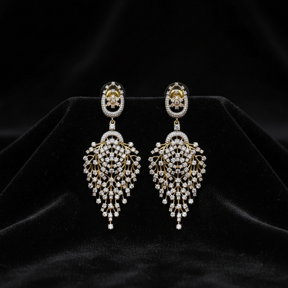 Cocktail Jewelry Cocktail Earrings 925 Silver Jewelry Silver Earrings - SHABURIS