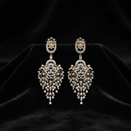 Cocktail Jewelry Cocktail Earrings 925 Silver Jewelry Silver Earrings - SHABURIS