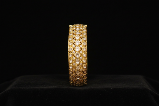 Diamond bangle indian,South Indian jewelry,Pure silver diamond bangles ,swarovski bangle,Indian bangles -NIHIRA-SHABURIS