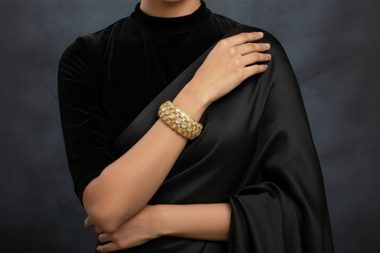 Diamond bangle indian,South Indian jewelry,Pure silver diamond bangles ,swarovski bangle,Indian bangles -NIHIRA-SHABURIS