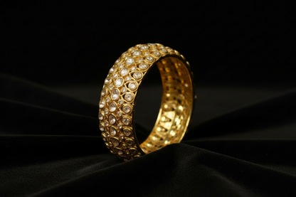 Diamond bangle indian,South Indian jewelry,Pure silver diamond bangles ,swarovski bangle,Indian bangles -NIHIRA-SHABURIS