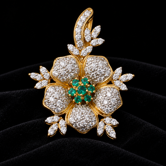 Swarovski pendant,swarovski chain,sabyasachi jewelry inspired Traditional indian Jewelery,Polki haram,Pure silver jewelry-NIHIRA