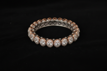 Diamond bangle ,Pure Silver Jewellery Indian ,Bangle,Big Kundan Bangle,Indian Bridal,Indian Wedding Jewelry-NIHIRA-SHABURIS