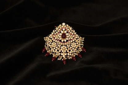 Pure Silver Jewellery Indian ,pearl polki Necklace, Indian Necklace,Indian Bridal,Indian Wedding Jewelry,pure Silver jewelry-NIHIRA-SHABURIS