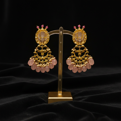 Polki Studs Polki Earrings Cocktail Earrings Diamond Studs Diamond Earrings Simple Studs Pearl Studs 925 Silver Earrings Silver Jewelry - SHABURIS