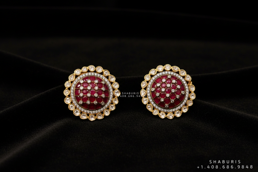 Diamond Studs Diamond Earrings Simple Studs Pearl Studs 925 Silver Earrings Silver Jewelry - SHABURIS