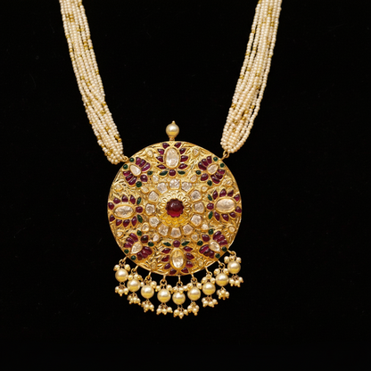 Polki set Jewelry,Pure Silver Jewellery Indian,Moissanite Maharani set,Sabyasachi style,Indian Bridal,Indian Wedding Jewelry-NIHIRA-SHABURIS