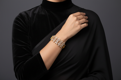 Diamond bangle ,Pure Silver Jewellery Indian ,Bangle,Big Kundan Bangle,Indian Bridal,Indian Wedding Jewelry-NIHIRA-SHABURIS