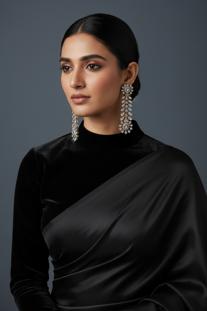 Polki Studs Polki Earrings Cocktail Earrings Diamond Studs Diamond Earrings Simple Studs Pearl Studs 925 Silver Earrings Silver Jewelry - SHABURIS