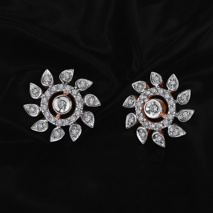 Polki Studs Polki Earrings Cocktail Earrings Diamond Studs Diamond Earrings Simple Studs Pearl Studs 925 Silver Earrings Silver Jewelry - SHABURIS
