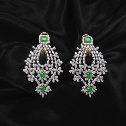 Polki Studs Polki Earrings Cocktail Earrings Diamond Studs Diamond Earrings Simple Studs Pearl Studs 925 Silver Earrings Silver Jewelry - SHABURIS