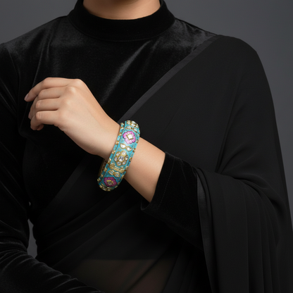 Menakari bangle Pure Silver jewelry Indian ,diamond bangles ,Indian gold jewelry designs diamond jewelry look a like  - SHABURIS