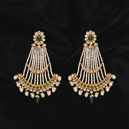 Polki Studs Polki Earrings Cocktail Earrings Diamond Studs Diamond Earrings Simple Studs Pearl Studs 925 Silver Earrings Silver Jewelry - SHABURIS
