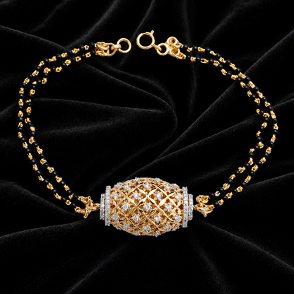 Nallapusalu,black beads,mangalasutram jewelry,black beaf necklace,black diamond gems,pure silver simple necklace -SHABURIS